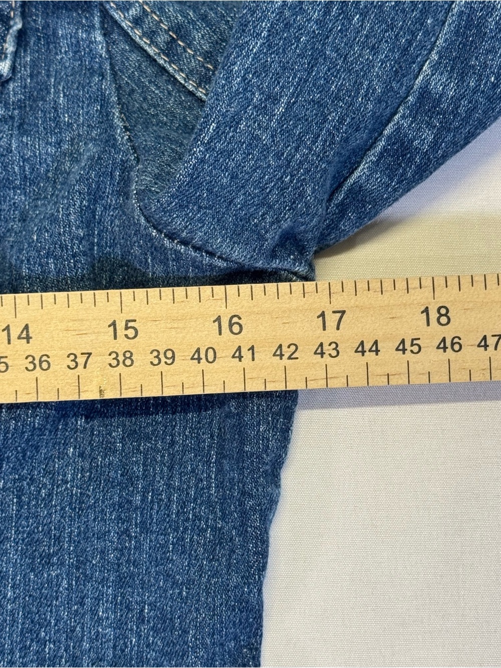Live a Little Classic Blue Denim Jacket - Picture 3 of 6